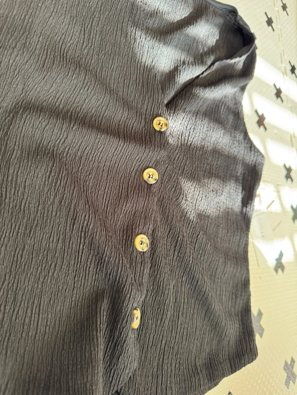 Black Vest Top - Picture 6 of 6